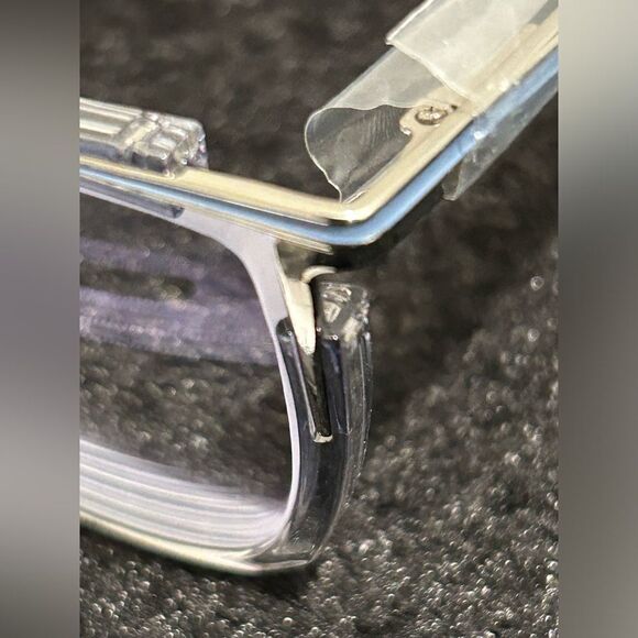 Lensmart TR7858 C4 Eyeglasses - Clear Frame, 57-17-140" - Picture 3 of 7